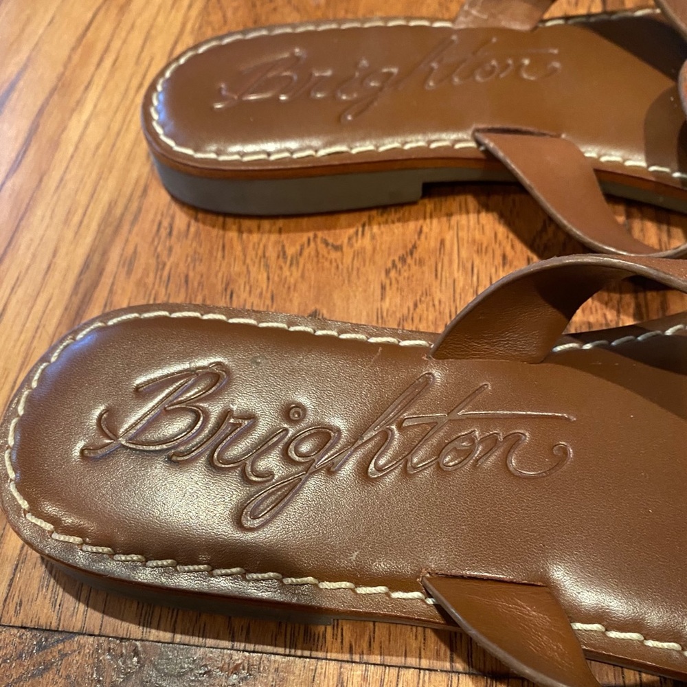 Brighton leather sandals-size 8